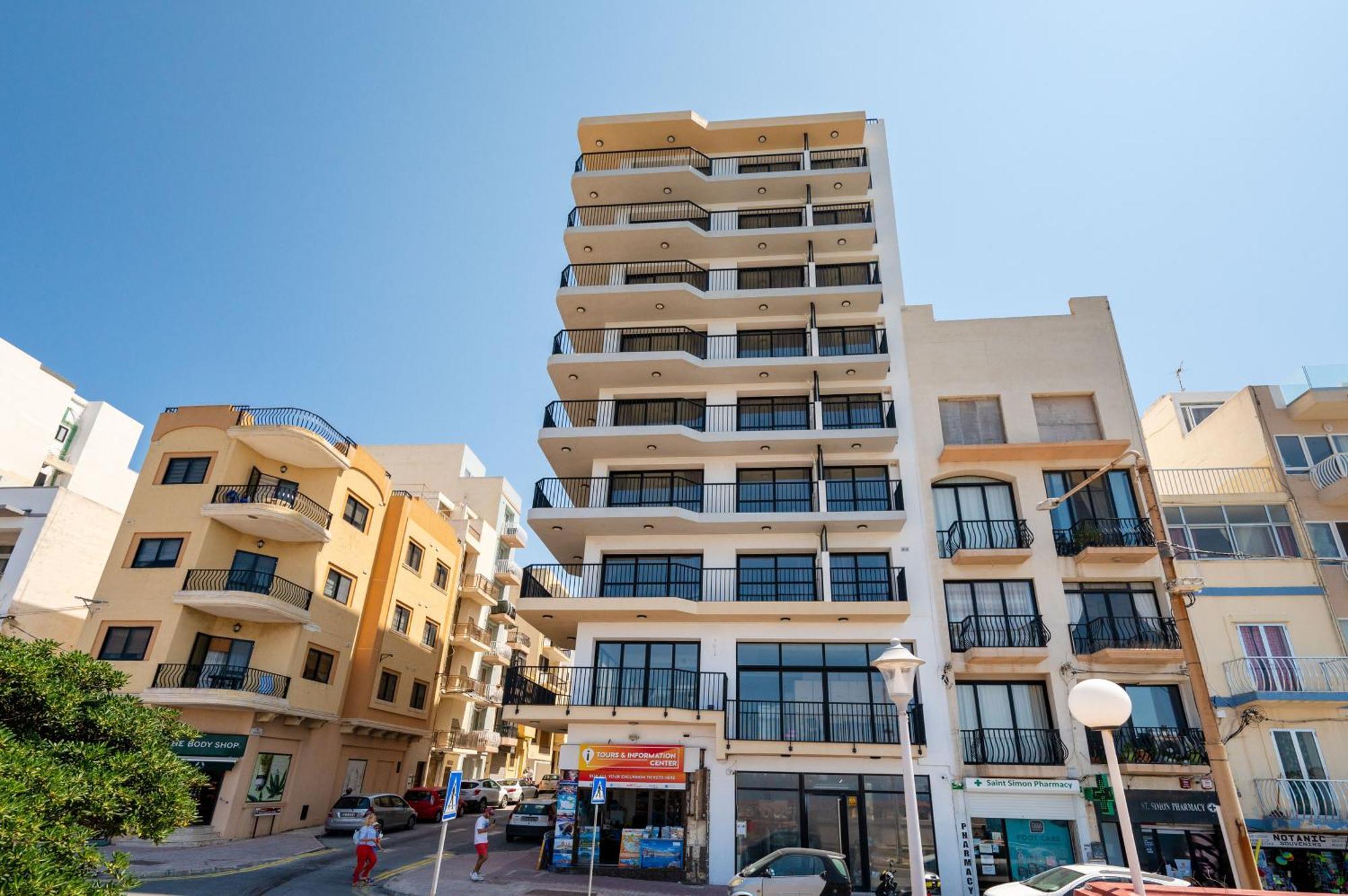 Appartement Islet Promenade Seafront With Large Corner Terrace By Getawaysmalta San Pawl il-Baħar